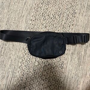 lululemon athletica Black Crescent Belt Bag